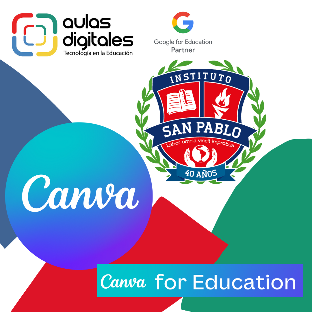 Canva for education provee cuentas a nivel institucional para docentes alumnos y directivos